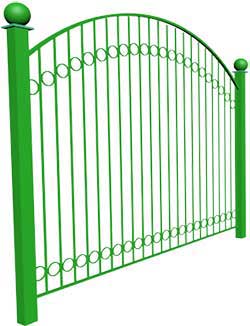 Ковано сварной забор КСЗ-02